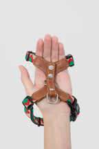 Bobo Series - Reflective Leather Patchwork Cat Vest Set - HiDREAM Australia