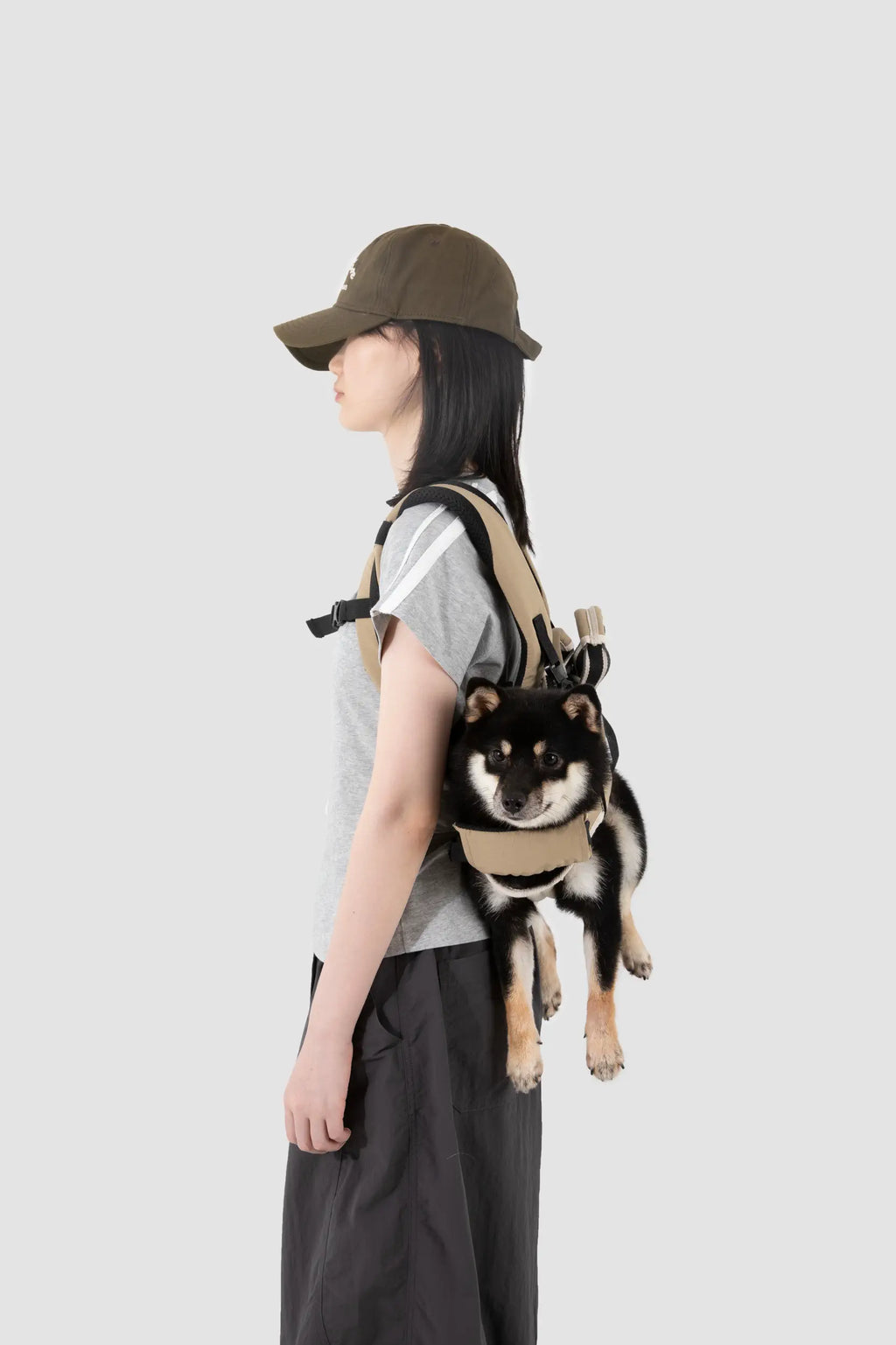 Spine-Friendly Dog Carrier Backpack – Horizontal, Legs-Out Design