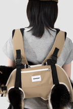Spine-Friendly Dog Carrier Backpack – Horizontal, Legs-Out Design