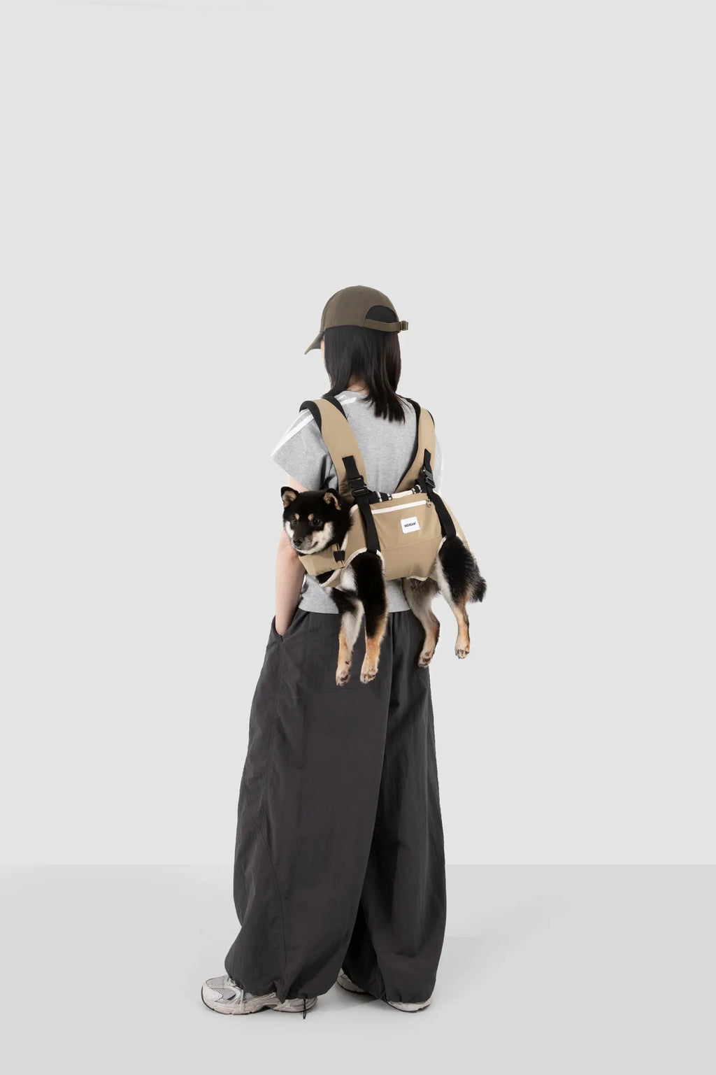 Spine-Friendly Dog Carrier Backpack – Horizontal, Legs-Out Design