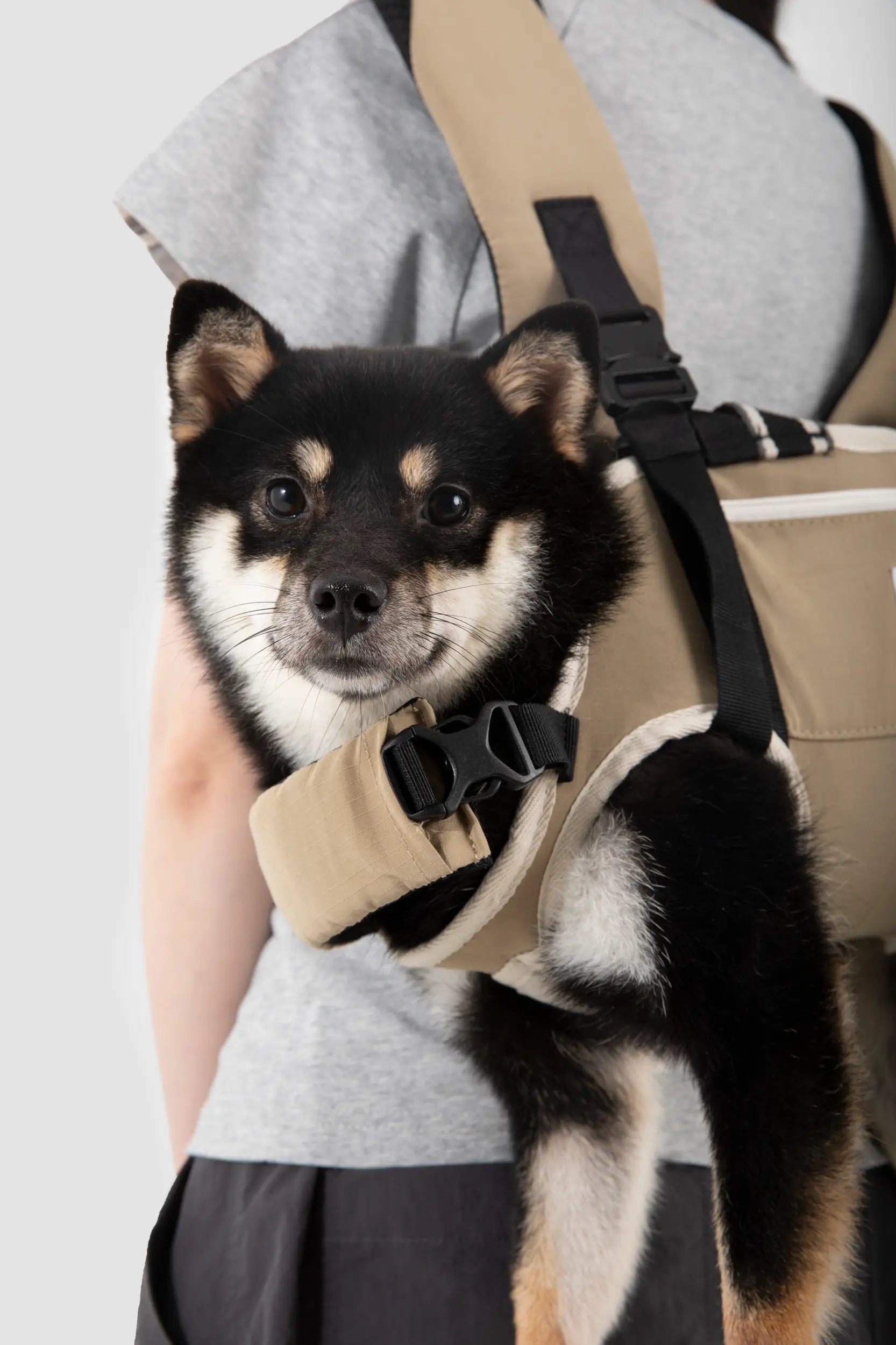 Spine-Friendly Dog Carrier Backpack – Horizontal, Legs-Out Design
