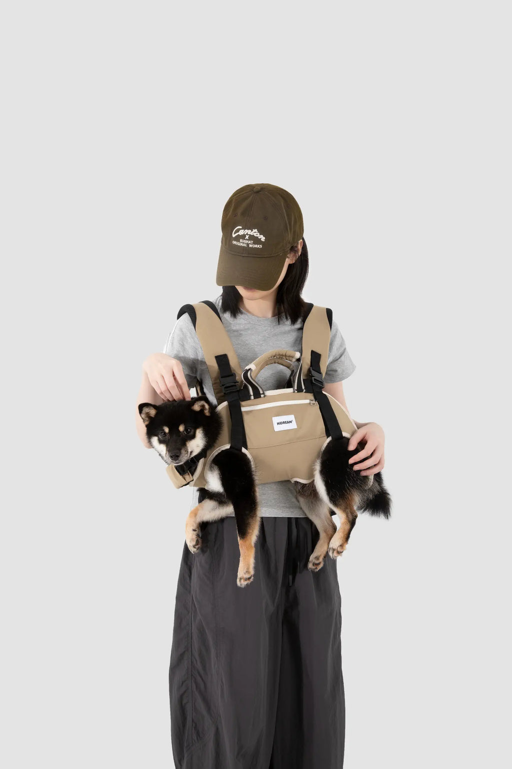 Spine-Friendly Dog Carrier Backpack – Horizontal, Legs-Out Design
