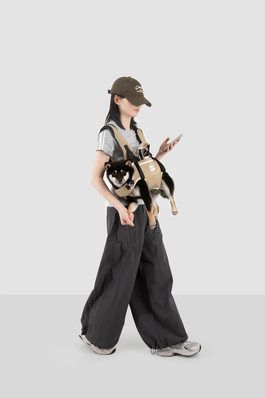 Spine-Friendly Dog Carrier Backpack – Horizontal, Legs-Out Design