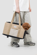 Open-Top Console Pet Carrier – Car Booster Seat & Tote