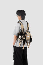 Spine-Friendly Dog Carrier Backpack – Horizontal, Legs-Out Design
