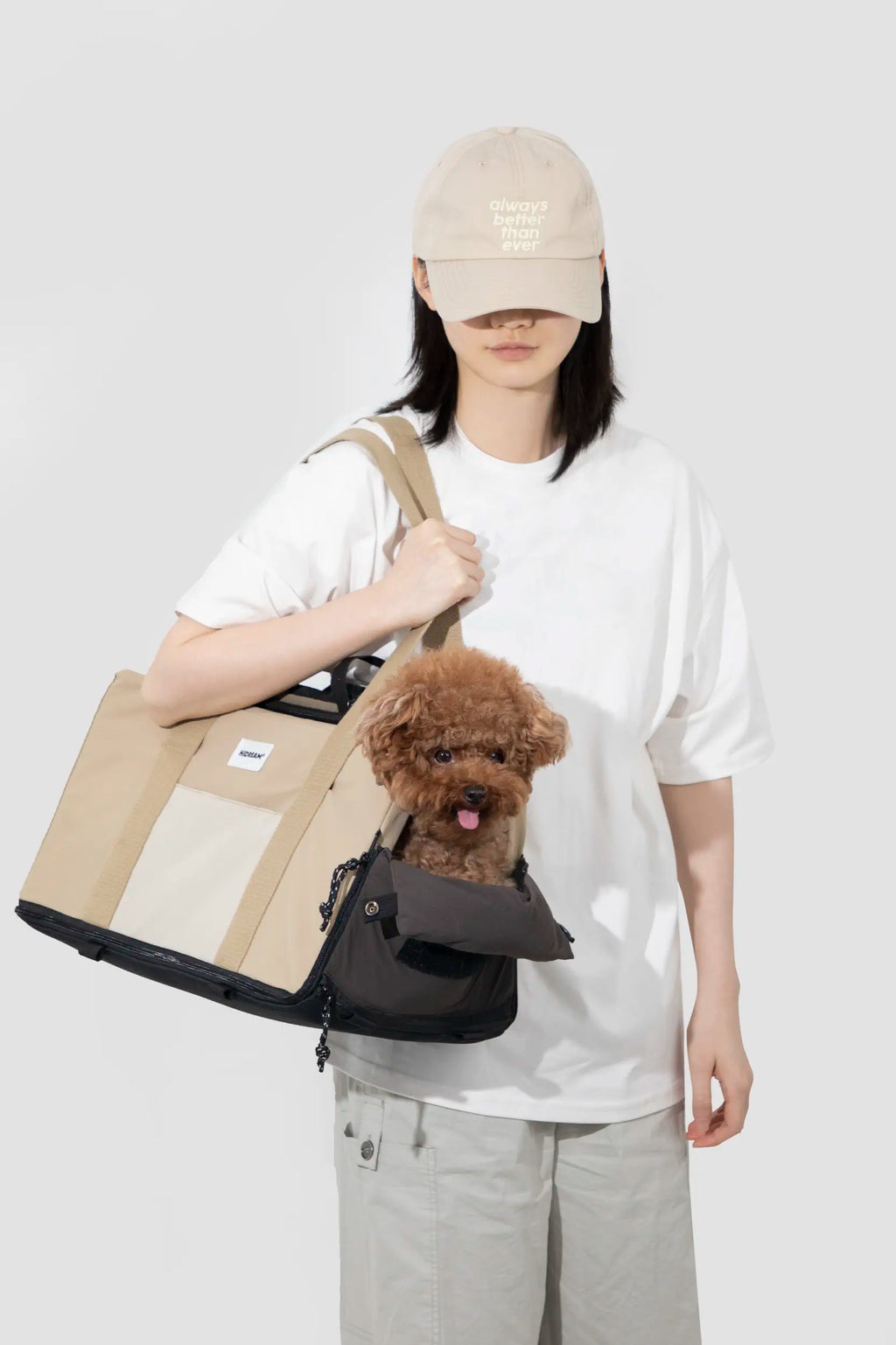 Open-Top Console Pet Carrier – Car Booster Seat & Tote