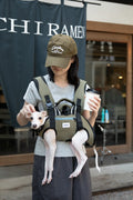 Spine-Friendly Dog Carrier Backpack – Horizontal, Legs-Out Design