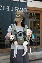 Spine-Friendly Dog Carrier Backpack – Horizontal, Legs-Out Design