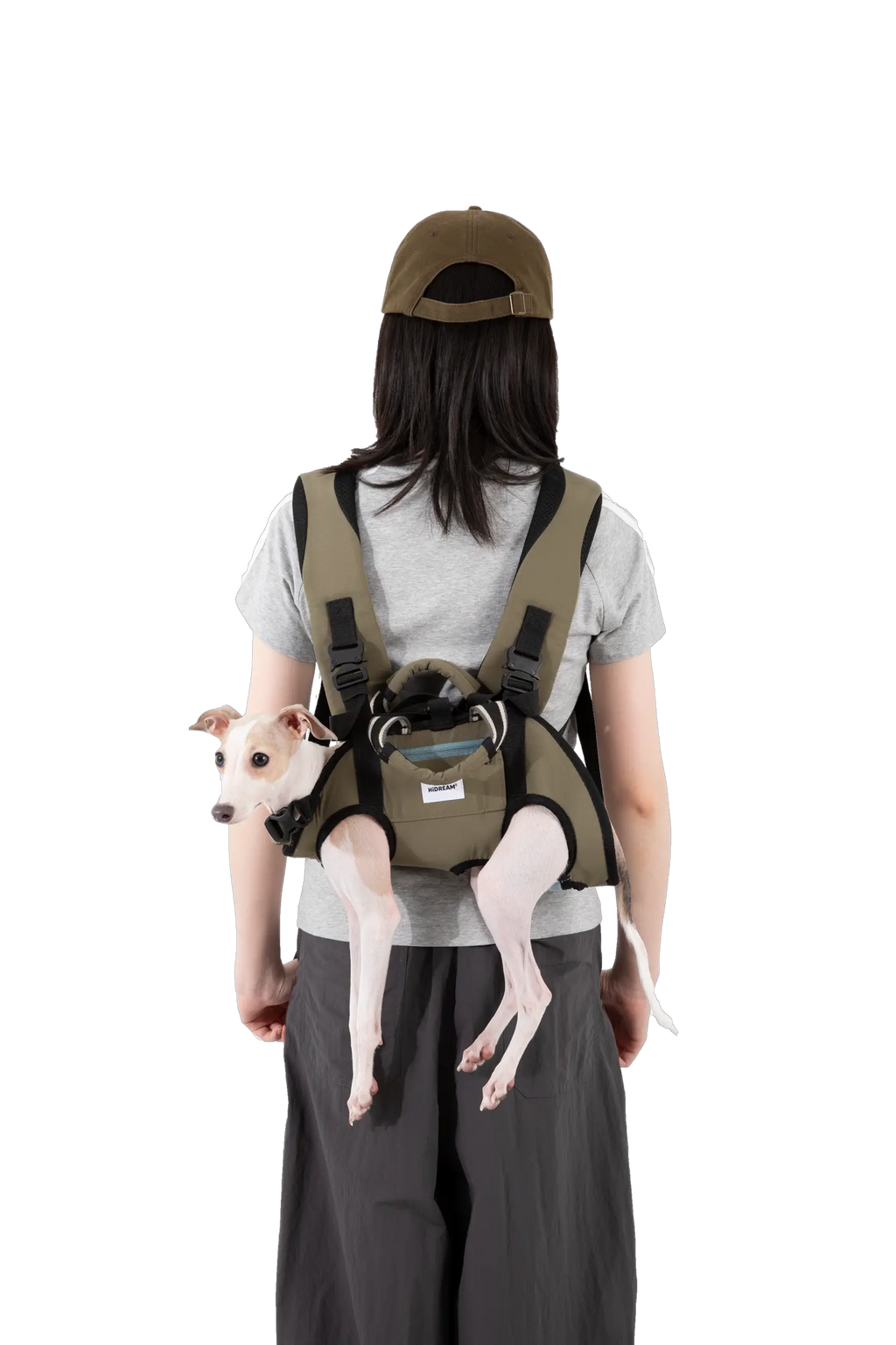 Spine-Friendly Dog Carrier Backpack – Horizontal, Legs-Out Design