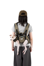 Spine-Friendly Dog Carrier Backpack – Horizontal, Legs-Out Design