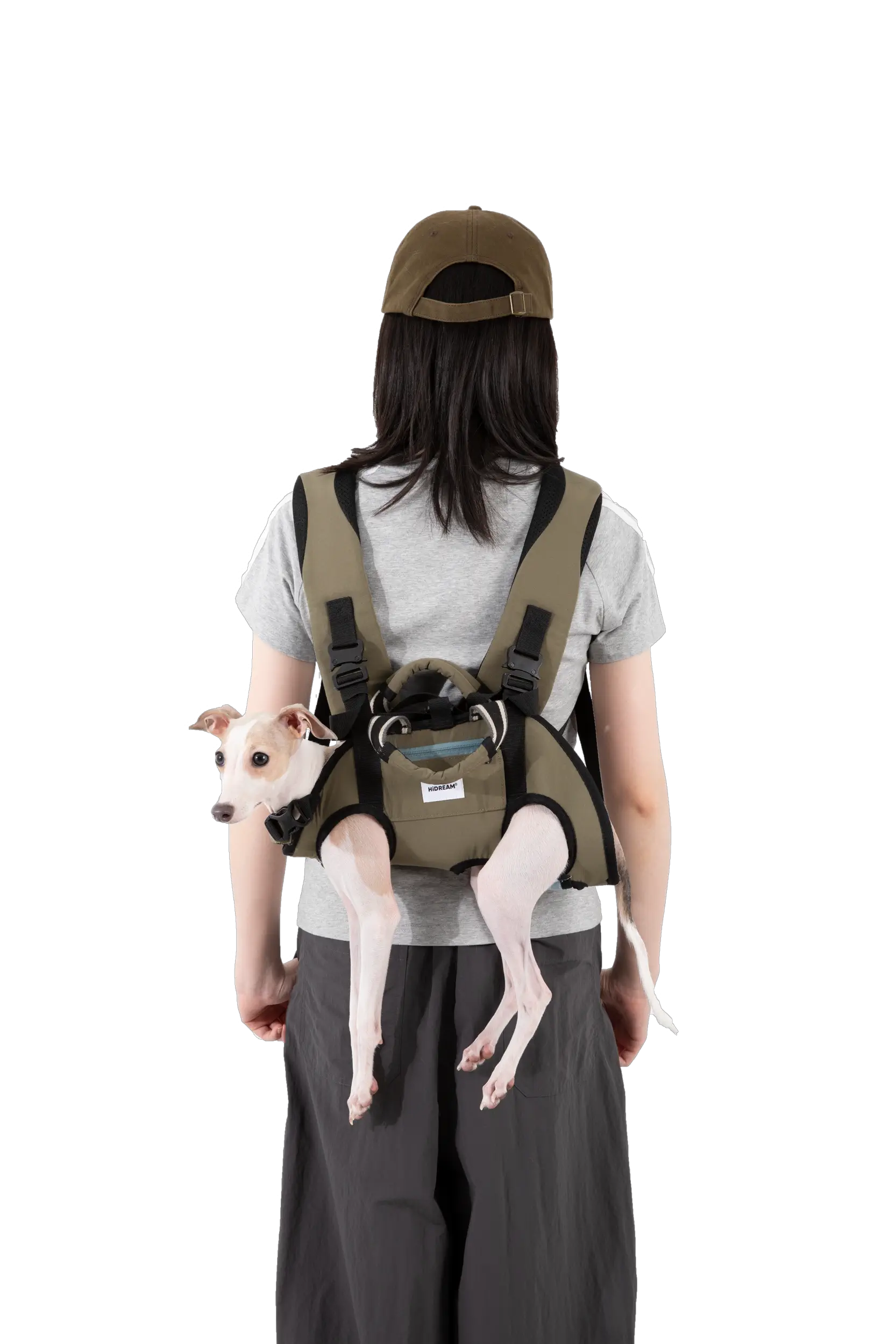 Spine-Friendly Dog Carrier Backpack – Horizontal, Legs-Out Design