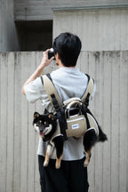Spine-Friendly Dog Carrier Backpack – Horizontal, Legs-Out Design