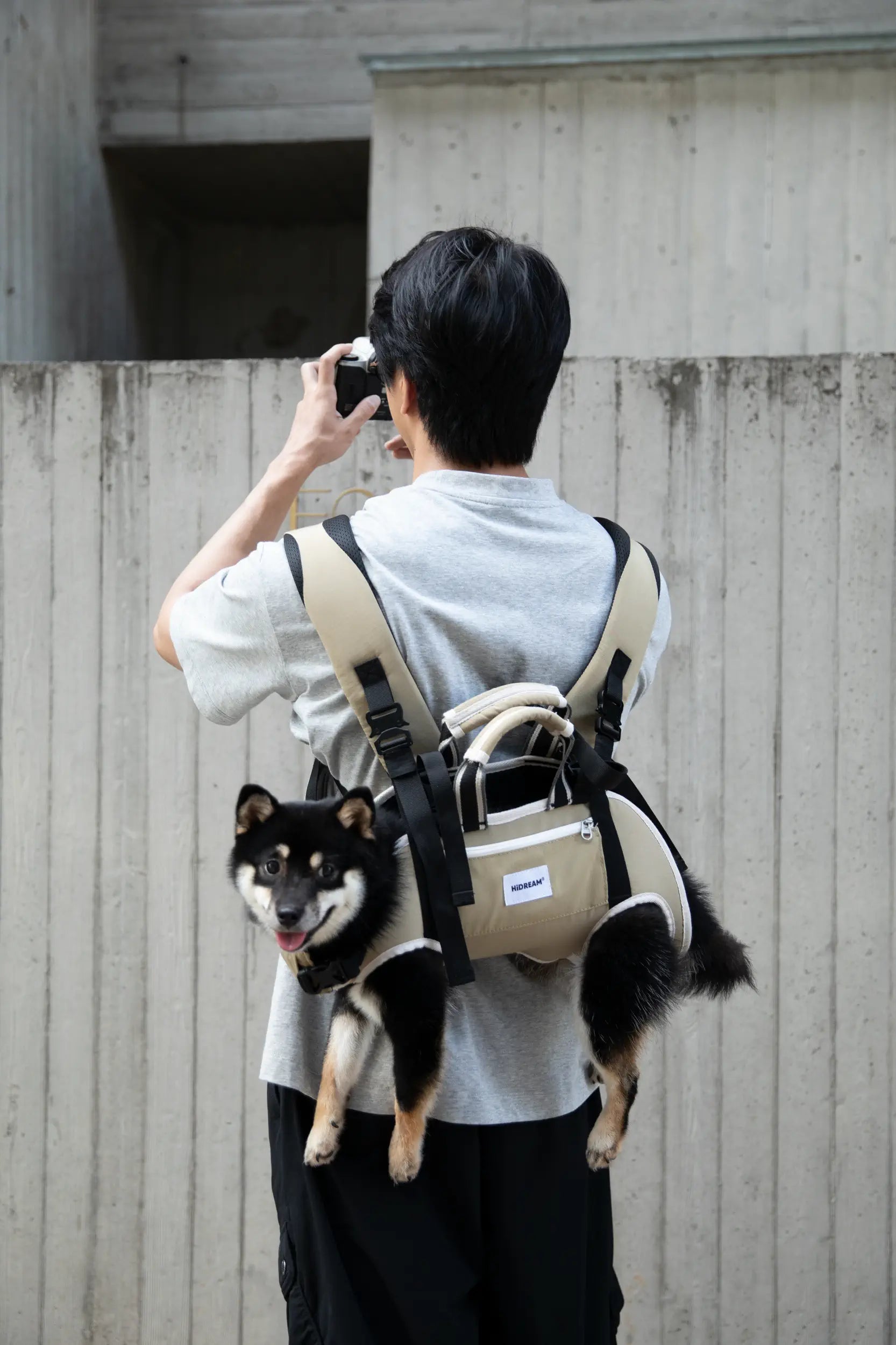 Spine-Friendly Dog Carrier Backpack – Horizontal, Legs-Out Design