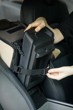 Open-Top Console Pet Carrier – Car Booster Seat & Tote