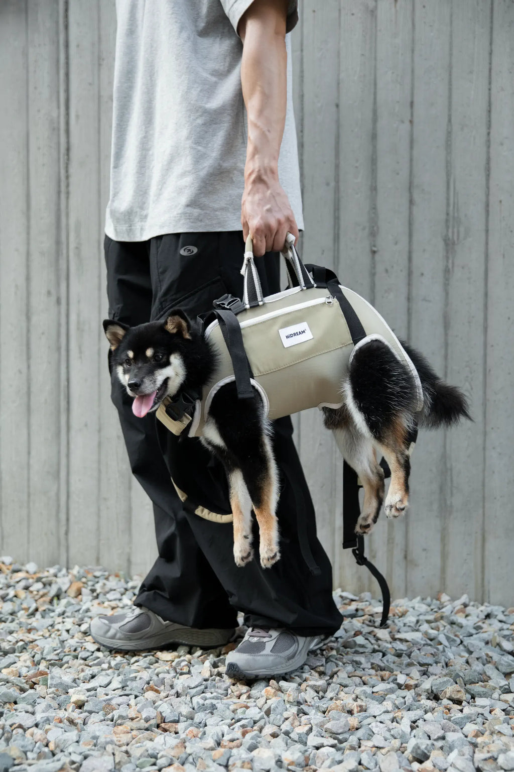 Spine-Friendly Dog Carrier Backpack – Horizontal, Legs-Out Design