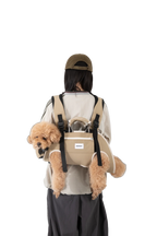 Spine-Friendly Dog Carrier Backpack – Horizontal, Legs-Out Design