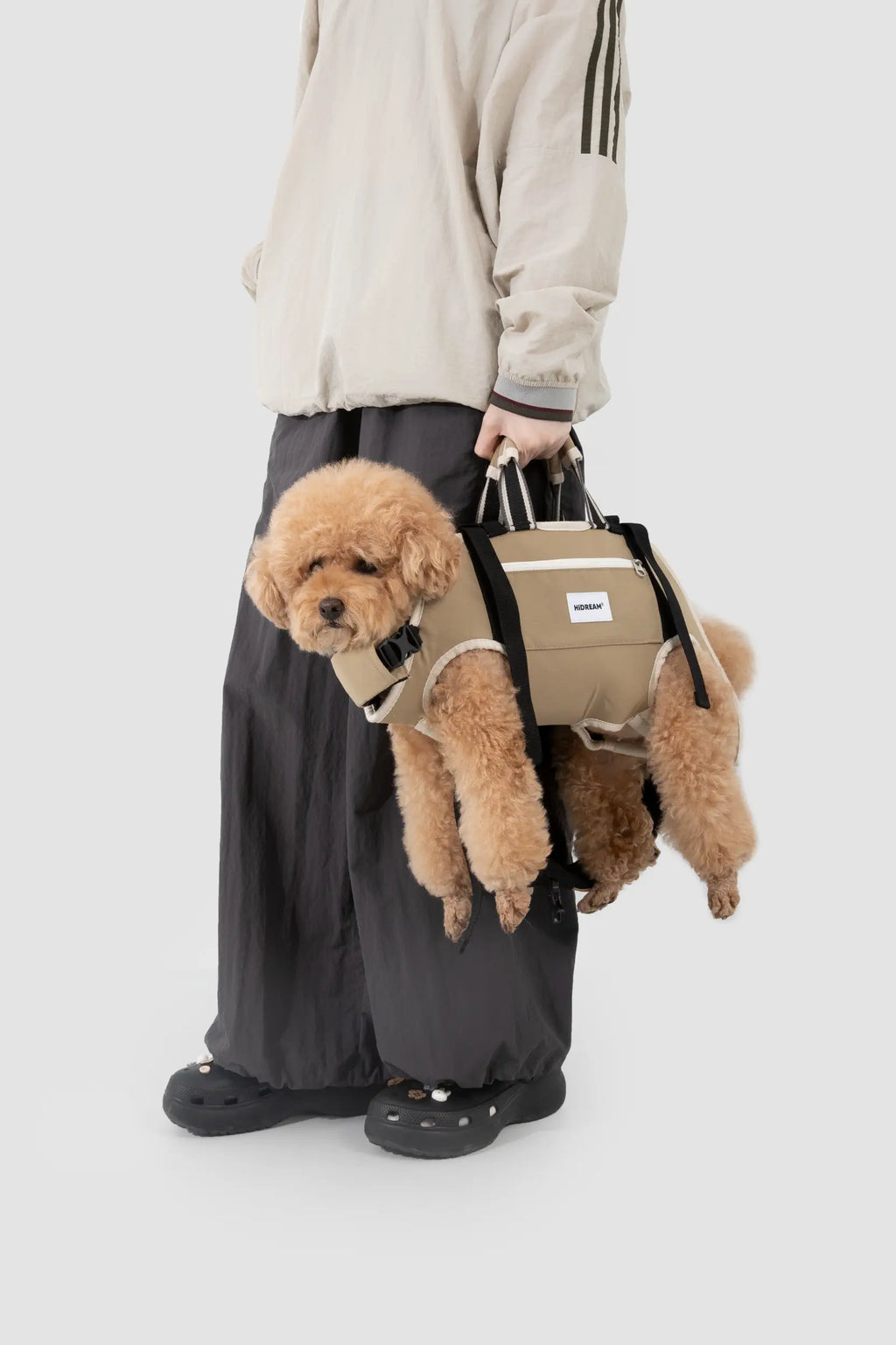 Spine-Friendly Dog Carrier Backpack – Horizontal, Legs-Out Design