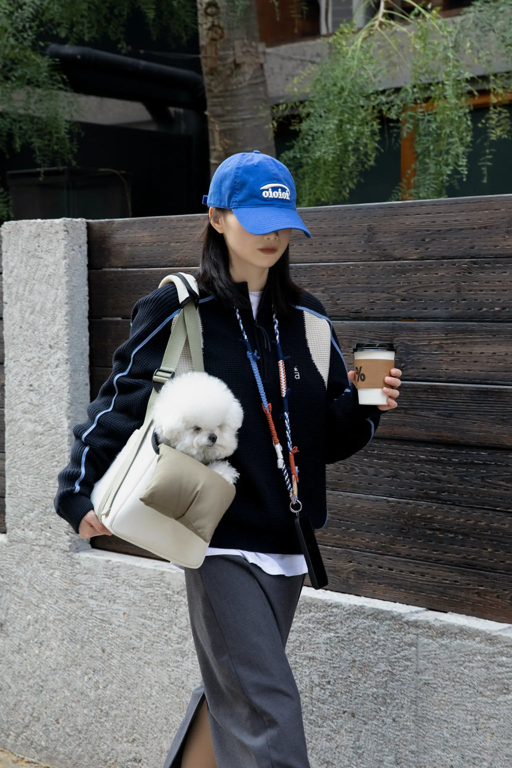 Pet Carrier Shoulder Bag – Removable Mesh Top for Cats & Small Dogs