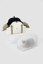 Pet Carrier Shoulder Bag – Removable Mesh Top for Cats & Small Dogs