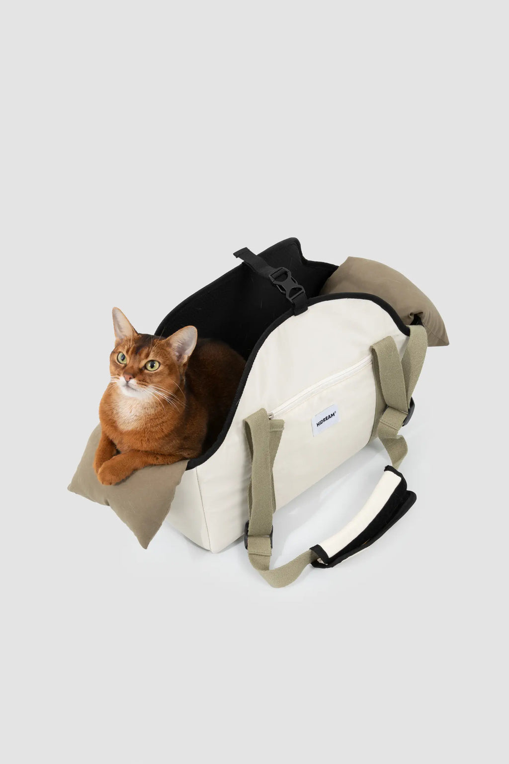 Pet Carrier Shoulder Bag – Removable Mesh Top for Cats & Small Dogs