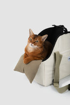 Pet Carrier Shoulder Bag – Removable Mesh Top for Cats & Small Dogs