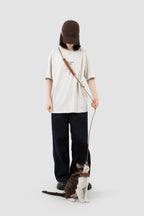 Corduroy Cat Harness & Leash Set – Escape-Proof, Hands-Free Walking