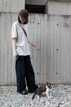 Corduroy Cat Harness & Leash Set – Escape-Proof, Hands-Free Walking