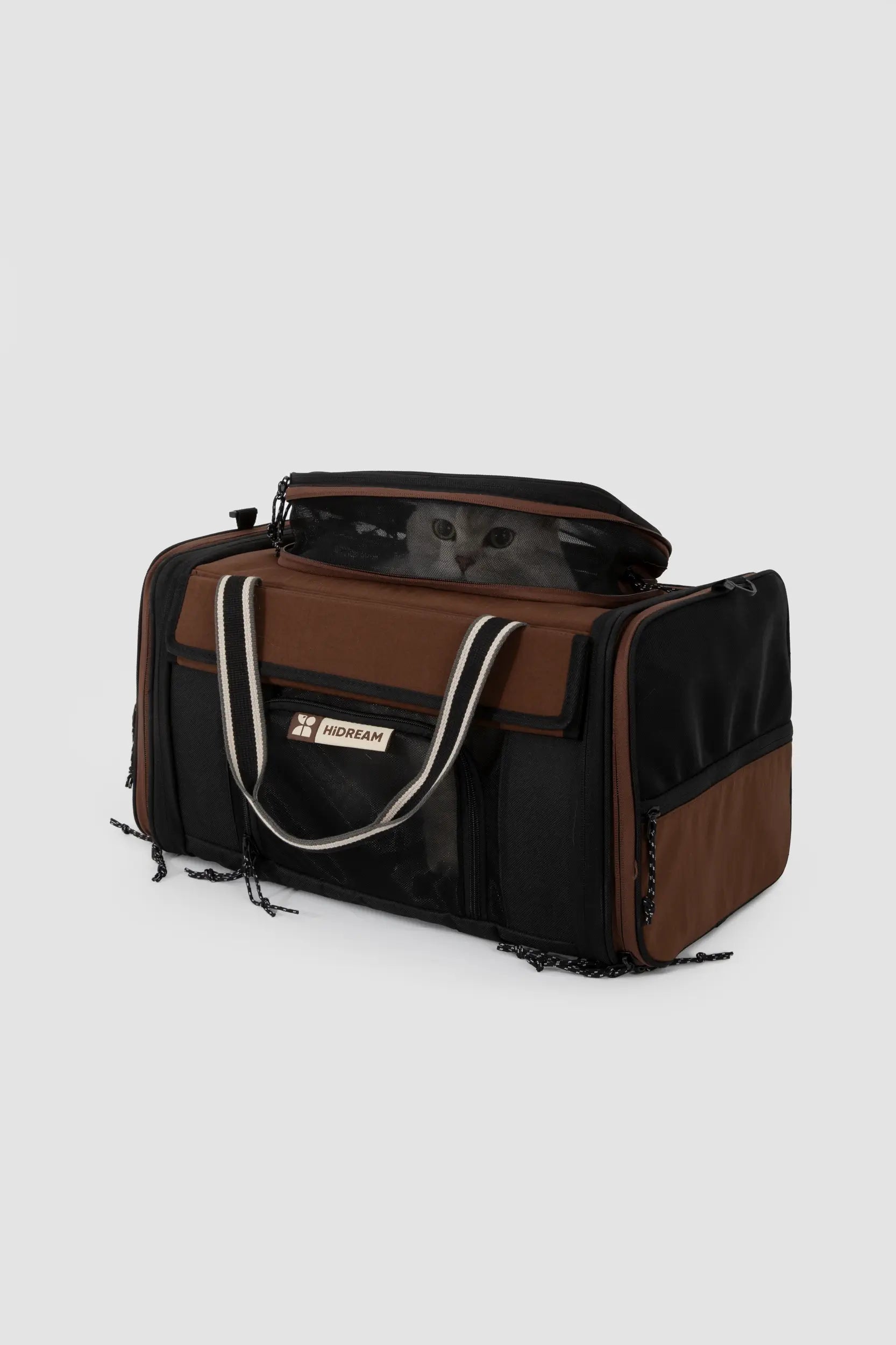 Expandable Cat Carrier for 2 Cats – Airline Approved Under-Seat Travel Bag