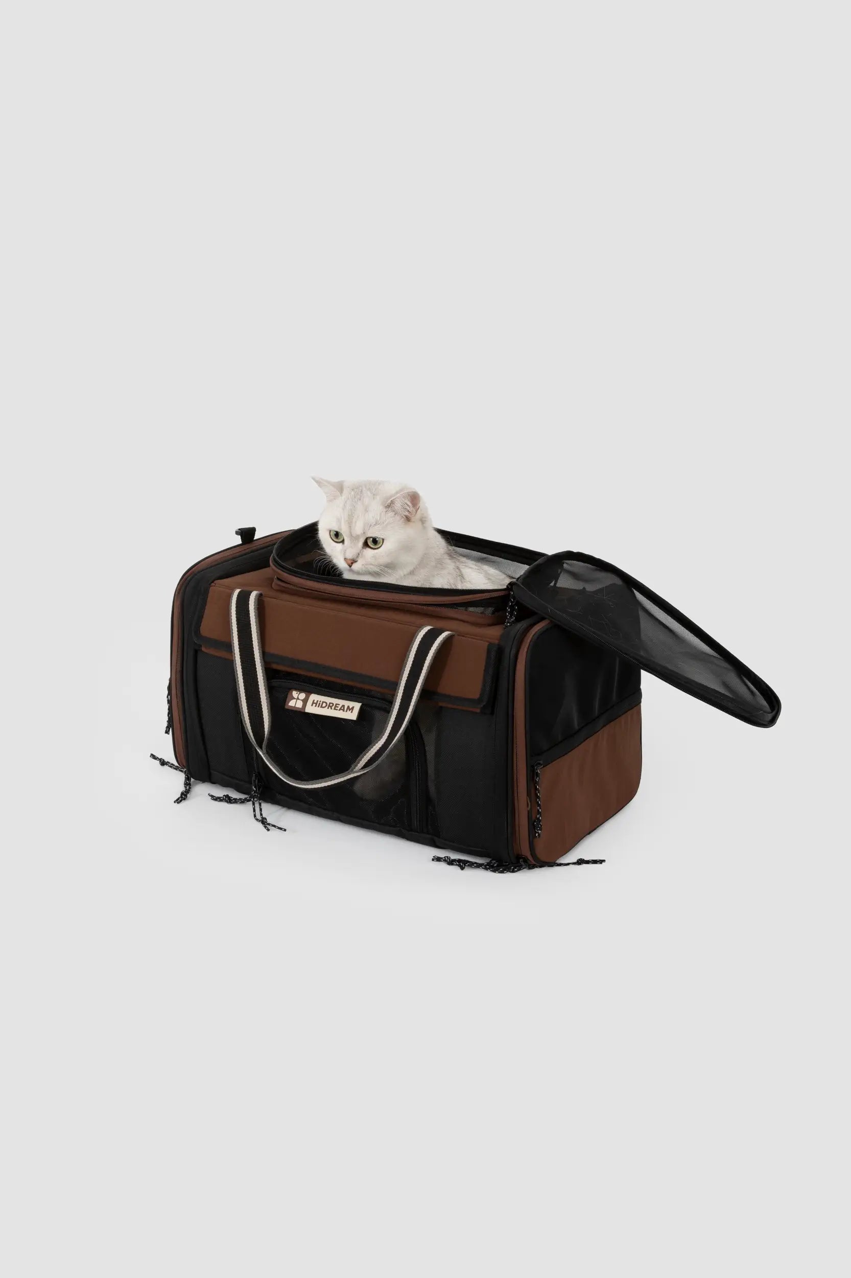 Expandable Cat Carrier for 2 Cats – Airline Approved Under-Seat Travel Bag