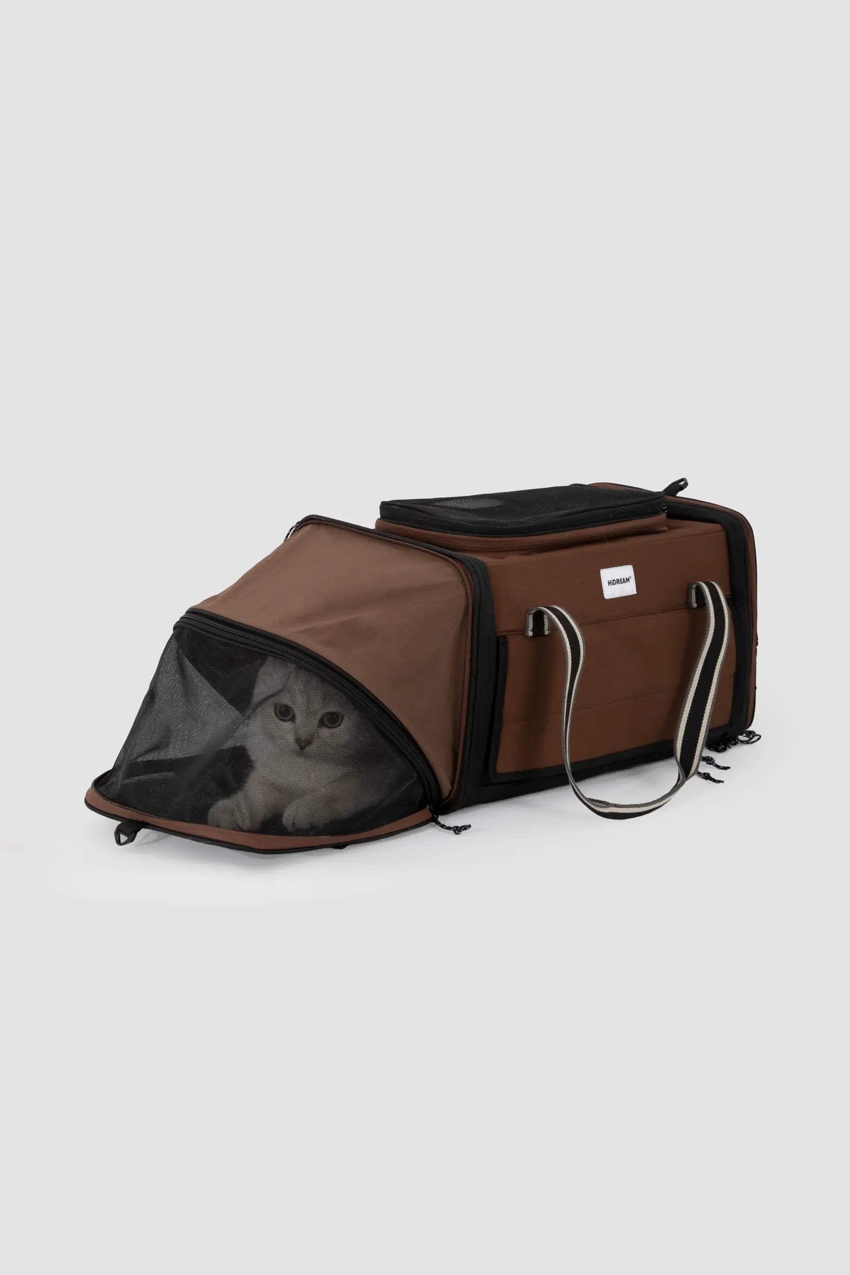 Expandable Cat Carrier for 2 Cats – Airline Approved Under-Seat Travel Bag