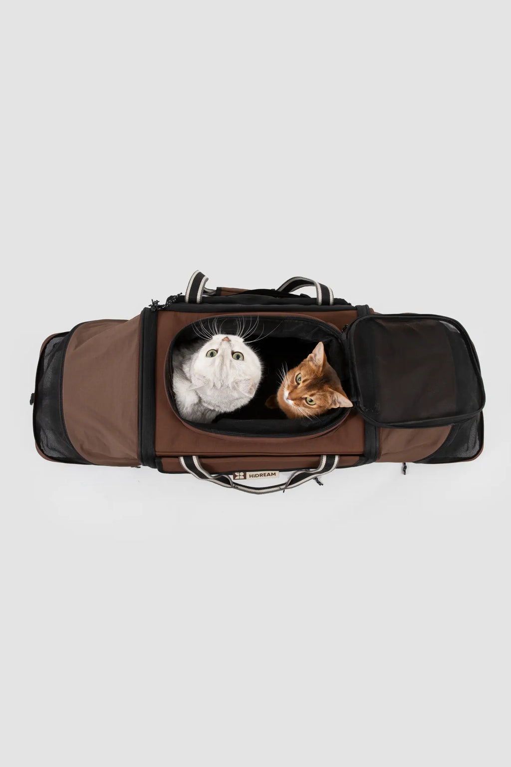 Expandable Cat Carrier for 2 Cats – Airline Approved Under-Seat Travel Bag