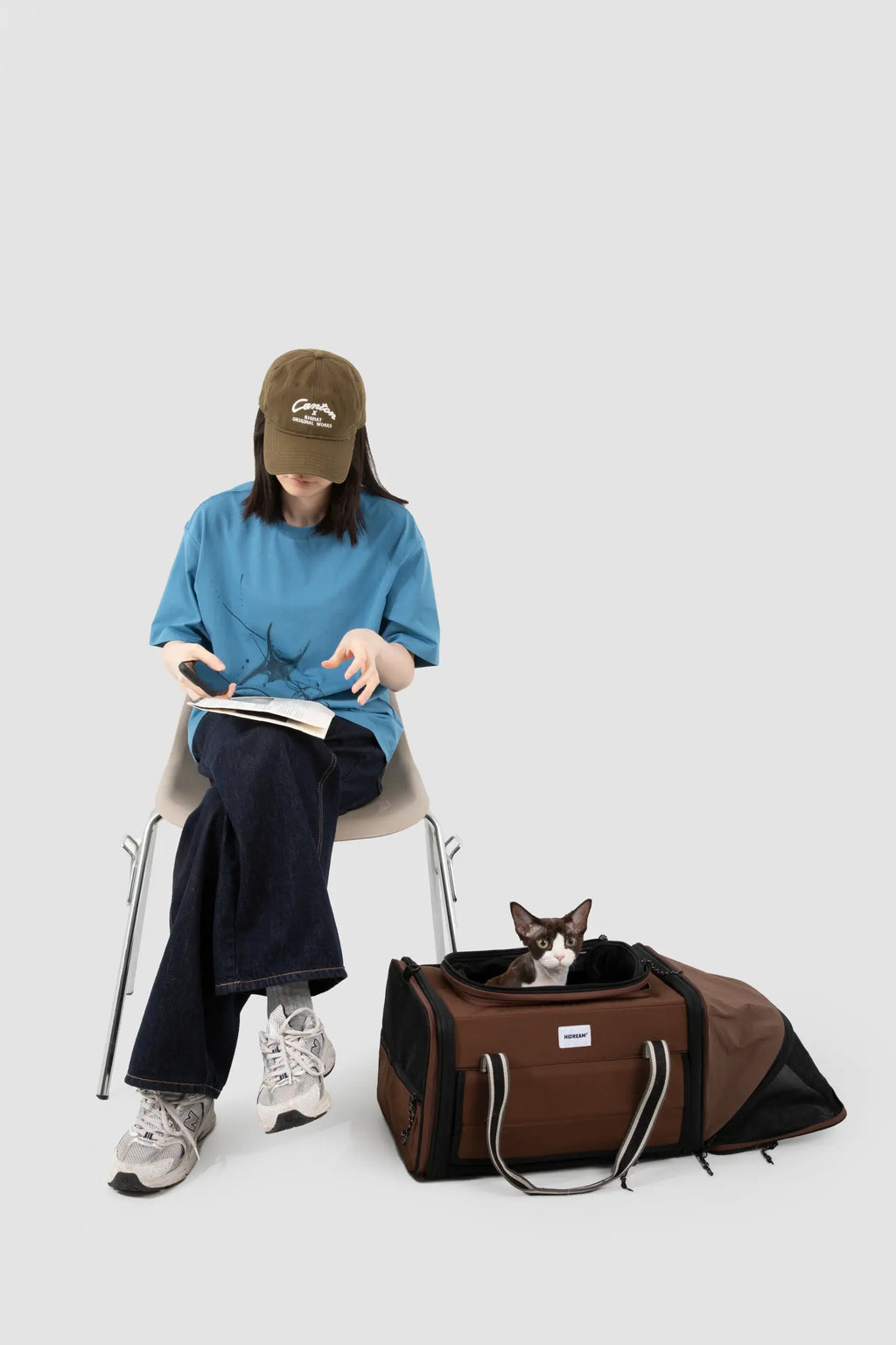 Expandable Cat Carrier for 2 Cats – Airline Approved Under-Seat Travel Bag