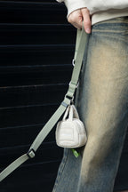HiDREAM Dog Poop Bag Holder attached to green leash, ideal for stylish and efficient dog walking.