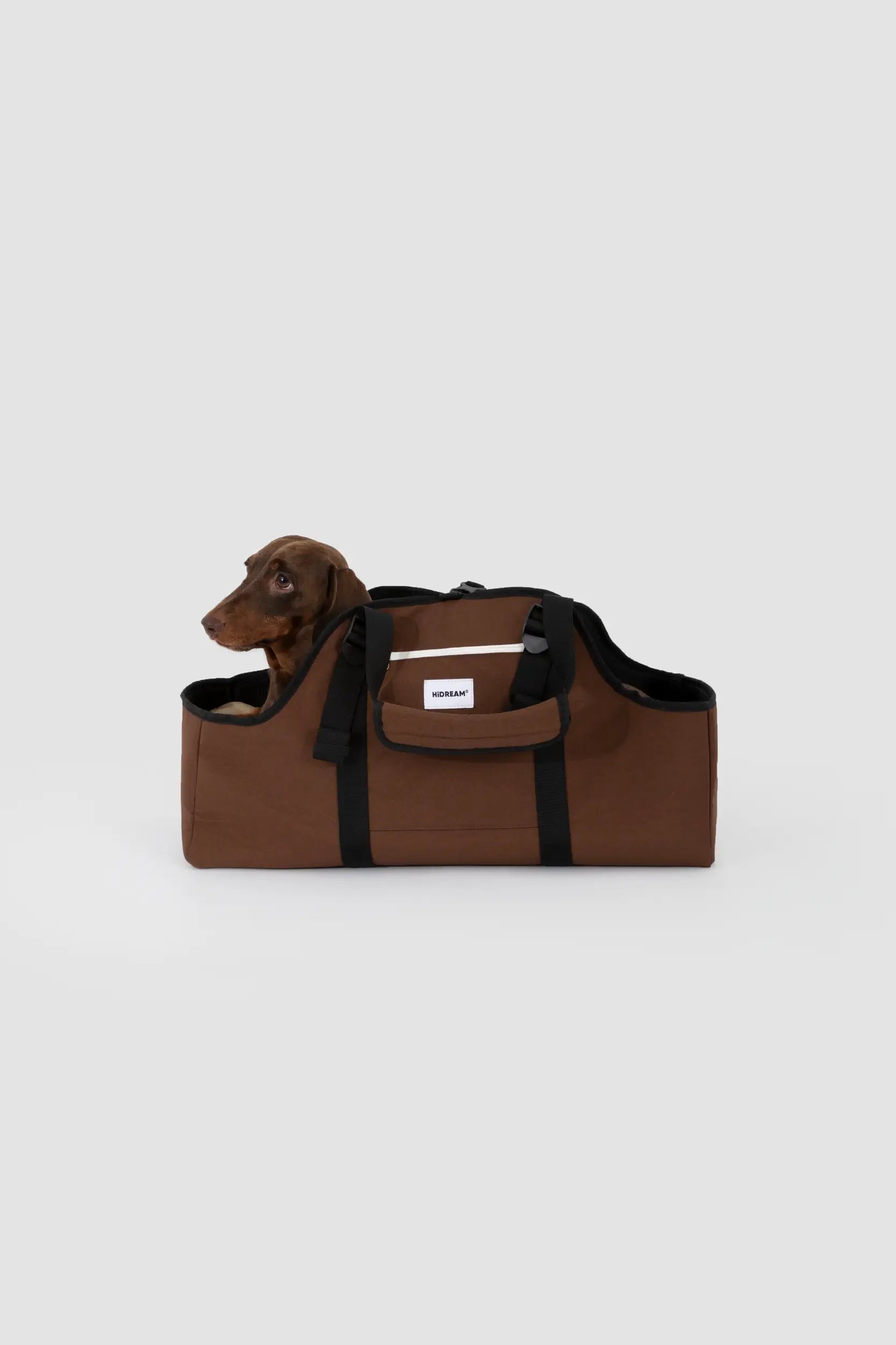 Open-Top Dachshund Carrier Tote – Shoulder, Crossbody & Hand Carry