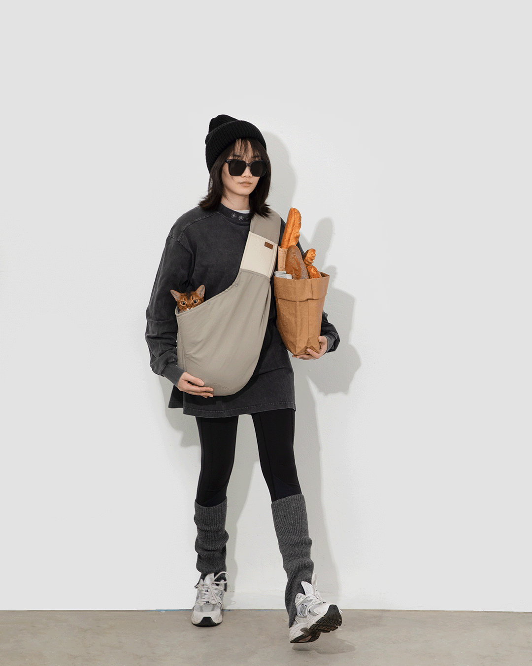 'Sling' Lightweight Cotton Pet Carrier Bag - HiDream
