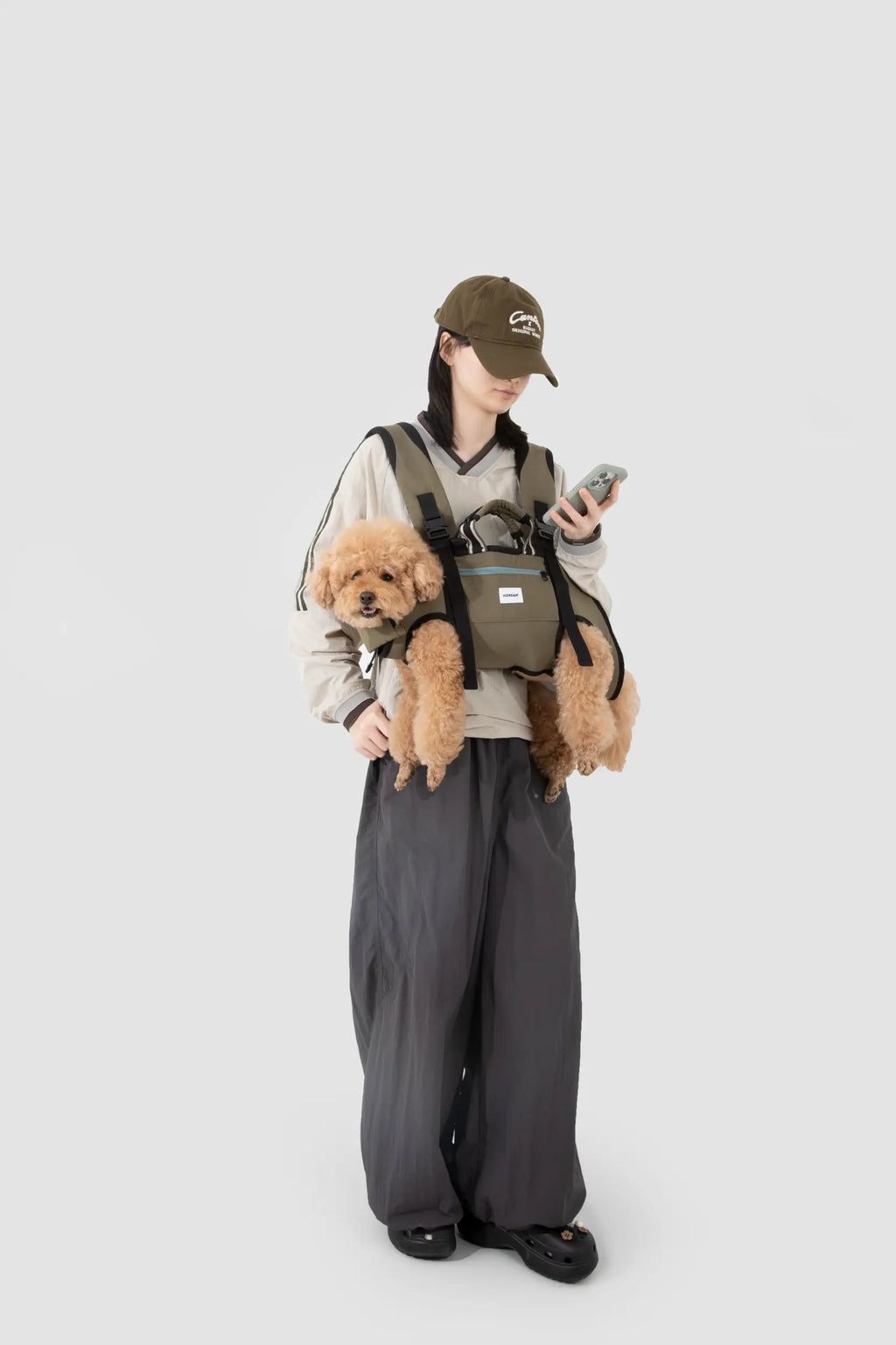 Spine-Friendly Dog Carrier Backpack – Horizontal, Legs-Out Design
