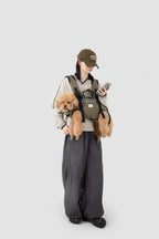 Spine-Friendly Dog Carrier Backpack – Horizontal, Legs-Out Design