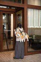 Spine-Friendly Dog Carrier Backpack – Horizontal, Legs-Out Design