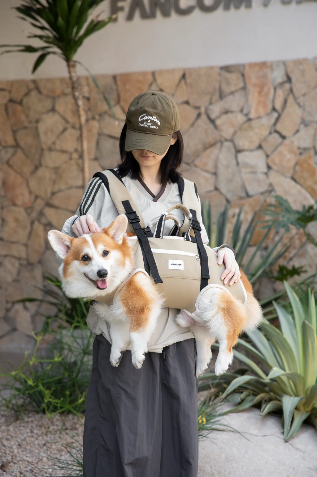 Spine-Friendly Dog Carrier Backpack – Horizontal, Legs-Out Design
