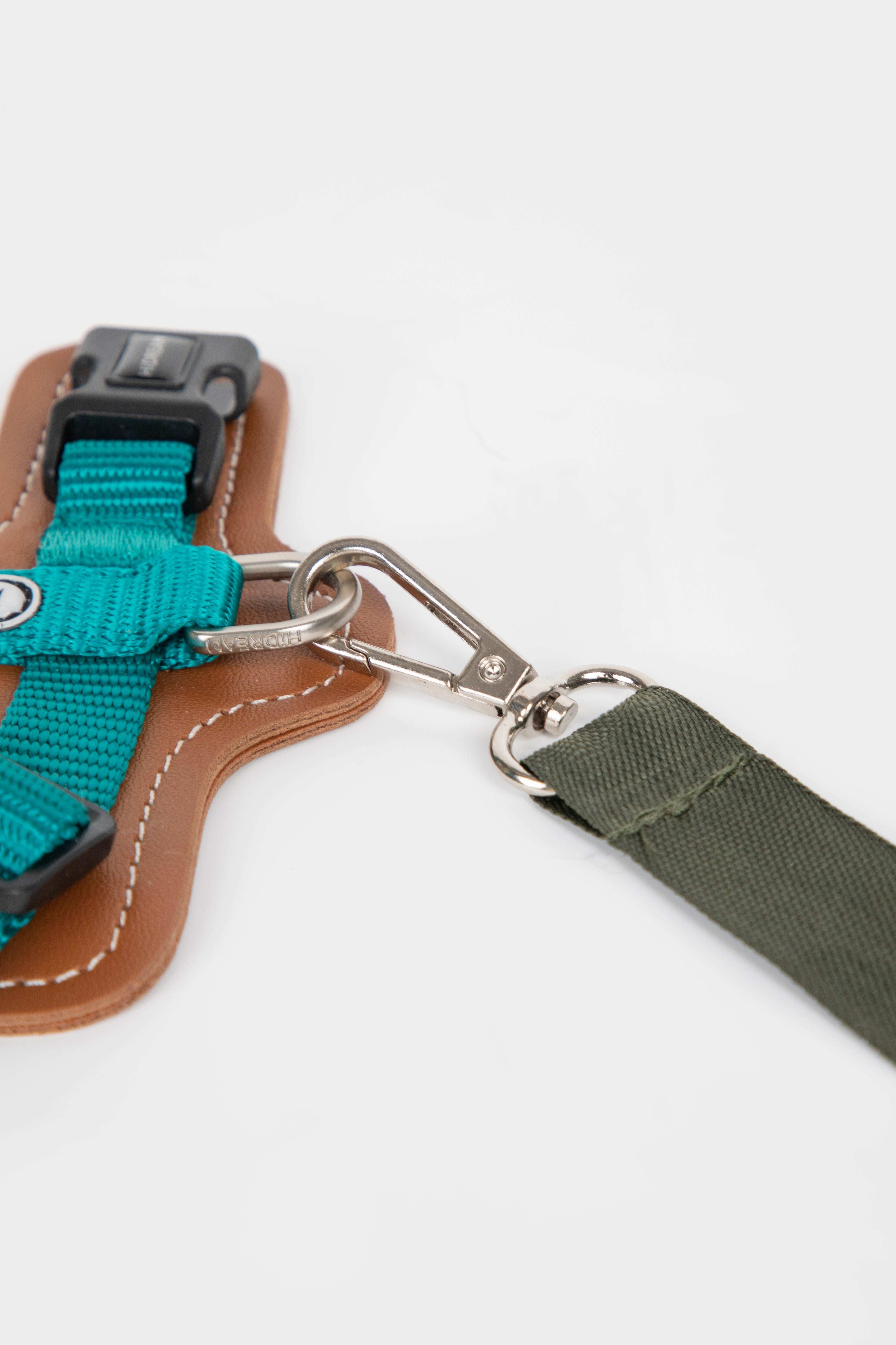 Secure leash clip attachment on HiDREAM Padded Tote Bag, ensuring pet safety during transport in this soft-sided carrier tote.