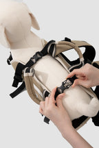 Spine-Friendly Dog Carrier Backpack – Horizontal, Legs-Out Design