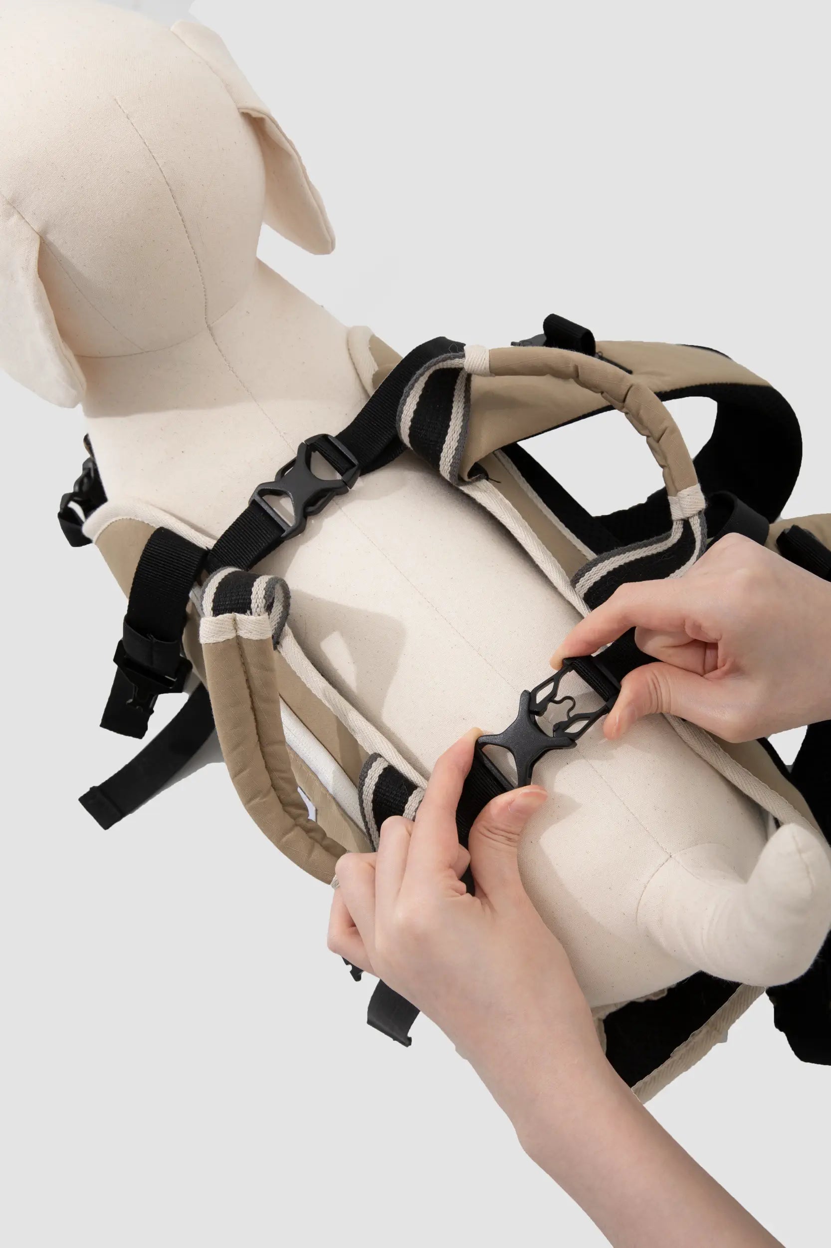 Spine-Friendly Dog Carrier Backpack – Horizontal, Legs-Out Design