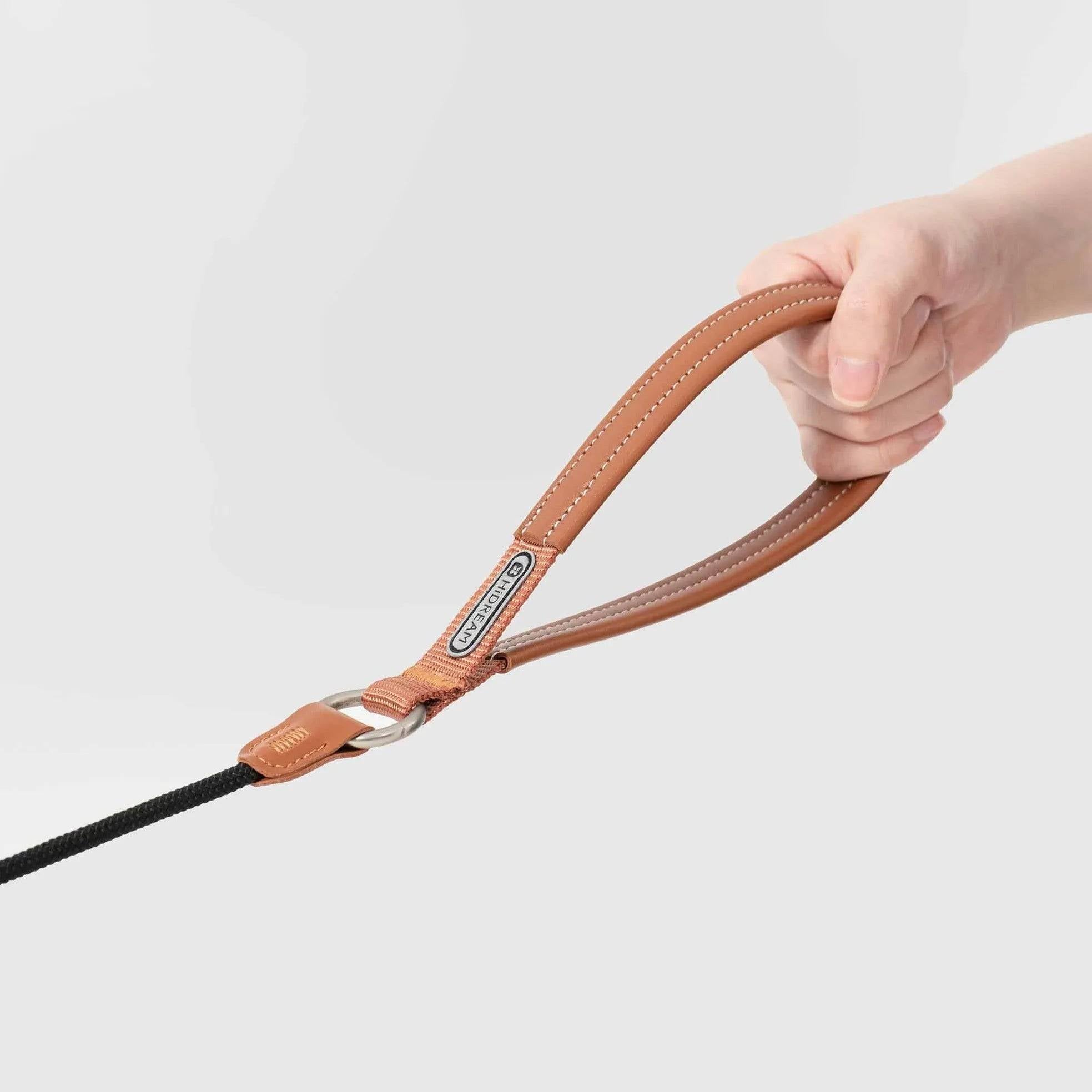 Bobo Leather Handle Control Leash - HiDream