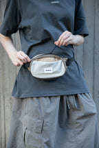 Wide zipped opening on the HiDREAM dog walking bum bag