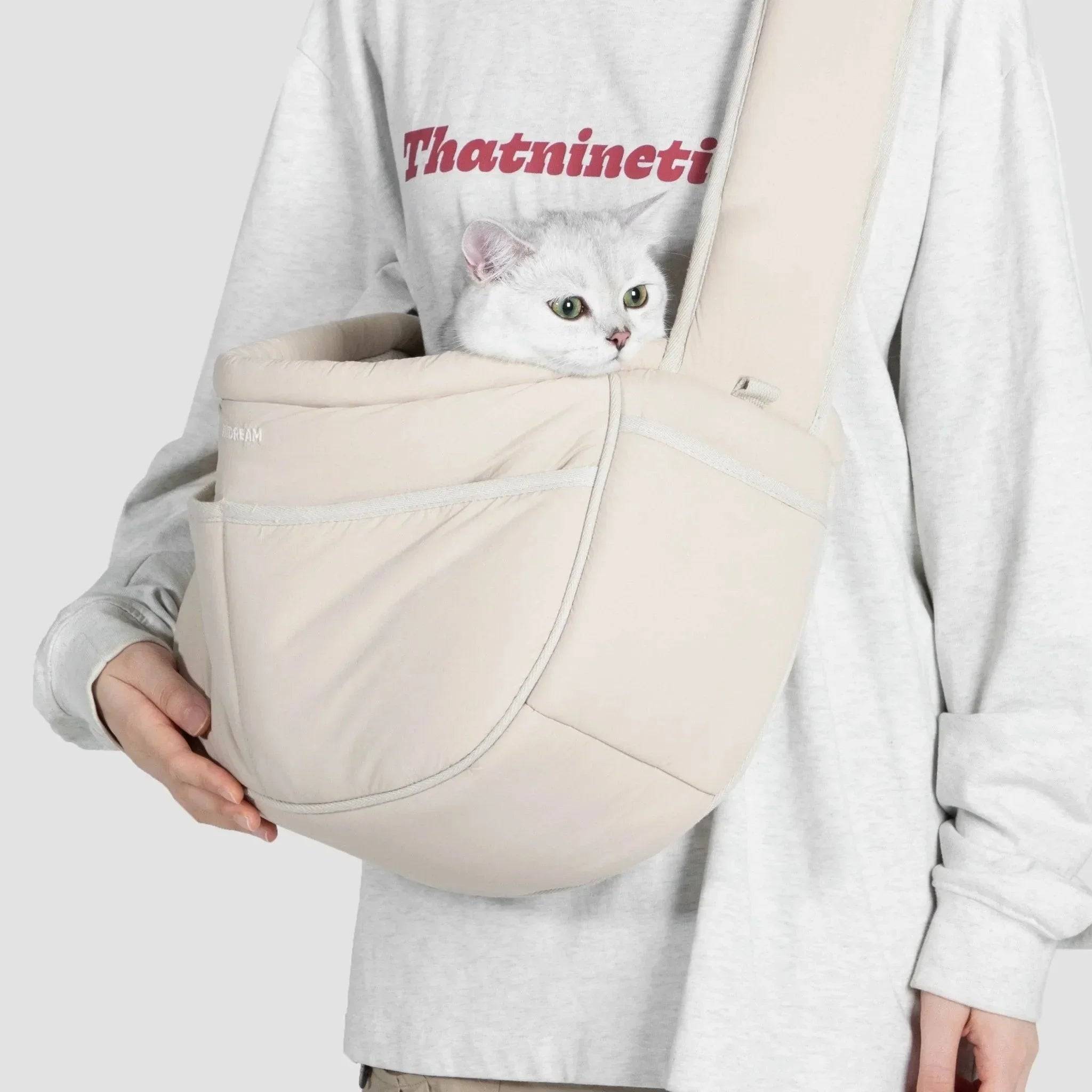(NEW) Puha Series One Shoulder Pet Papoose Bag - HiDream