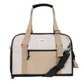 Front view of beige HiDREAM Sling Pet Carrier with dual straps. A 3-in-1 papoose bag for stylish and functional pet travel in Australia.